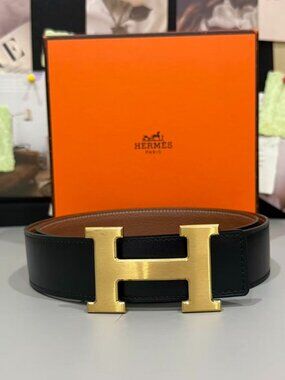 Hermes Women's Brown Belt SZ 90